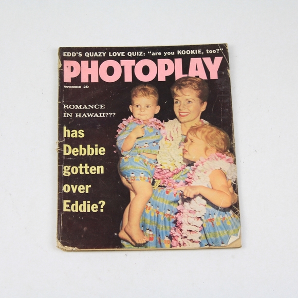 Vintage Other - Vintage Photoplay Celebrity Gossip Magazine Hollywood Memorabilia November 1959